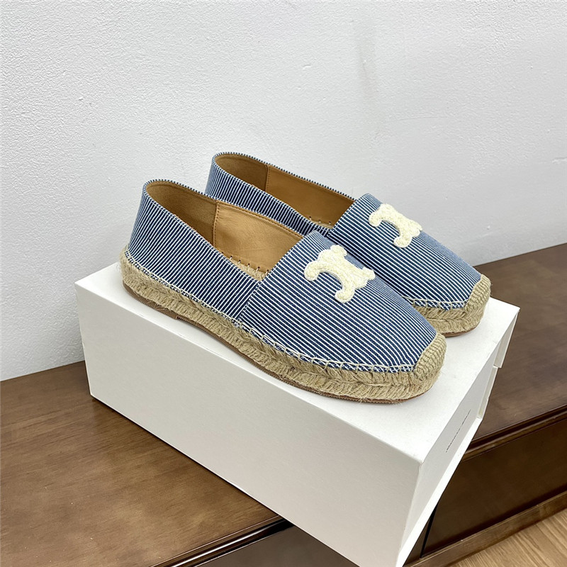 Ce1i*e les espadrilles in oshkosh canvas off-white/navy
