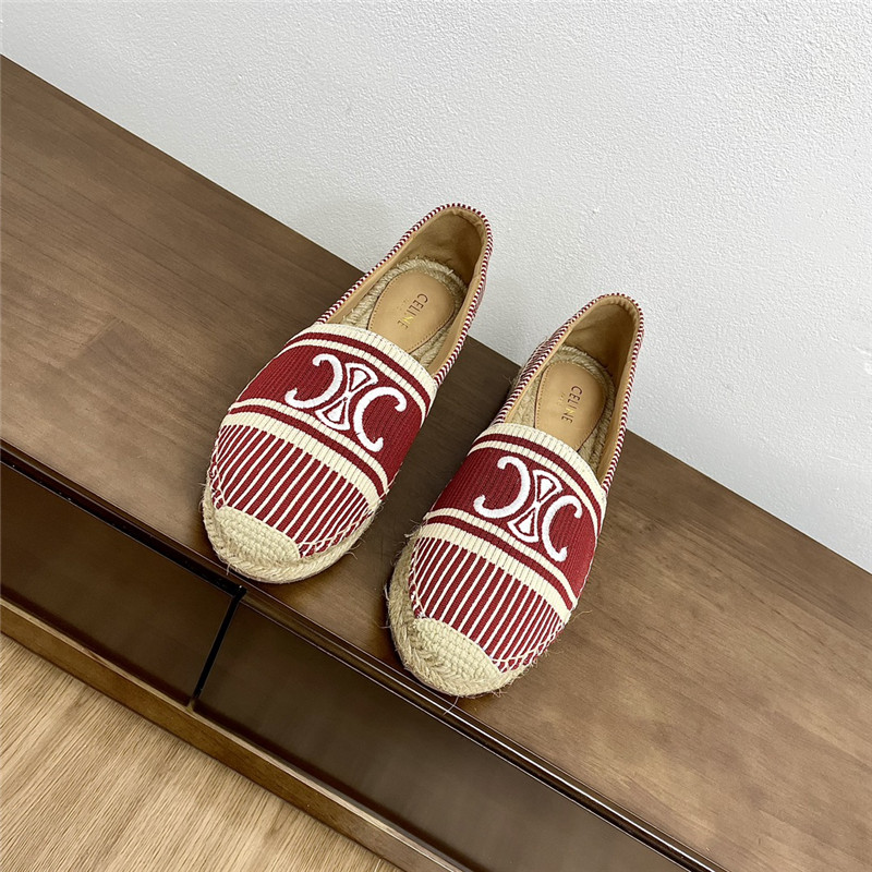 Ce1i*e les espadrilles in triomphe jacquard canvas rust