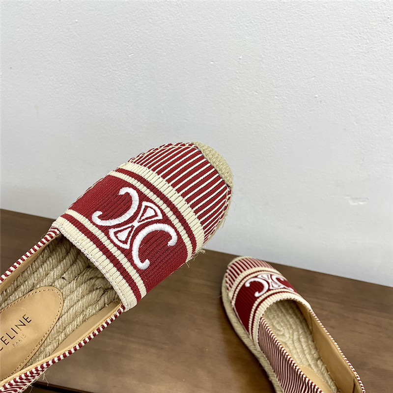 Ce1i*e les espadrilles in triomphe jacquard canvas rust
