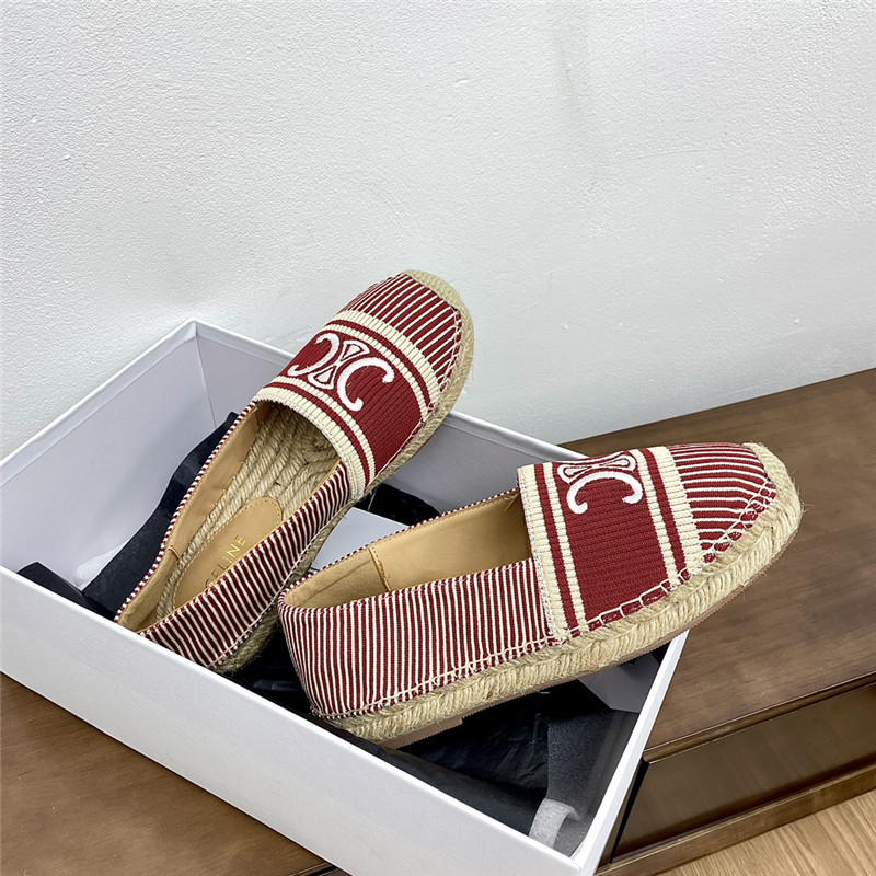 Ce1i*e les espadrilles in triomphe jacquard canvas rust