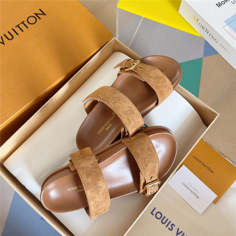 l0vis Vvtt0n bom dia flat comfort mule beige