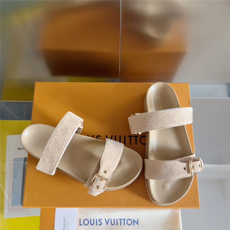 l0vis Vvtt0n bom dia flat comfort mule beige clair