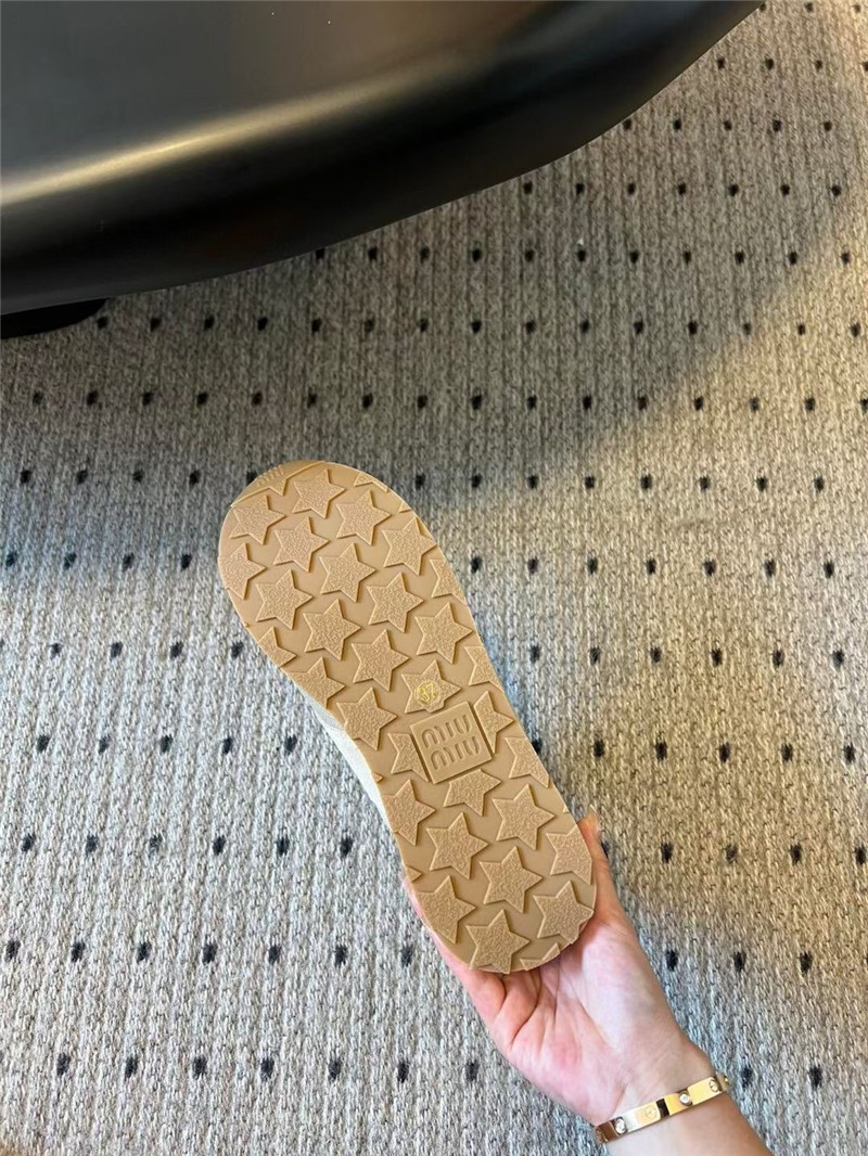 Miu Miu Plume Suede Sneakers