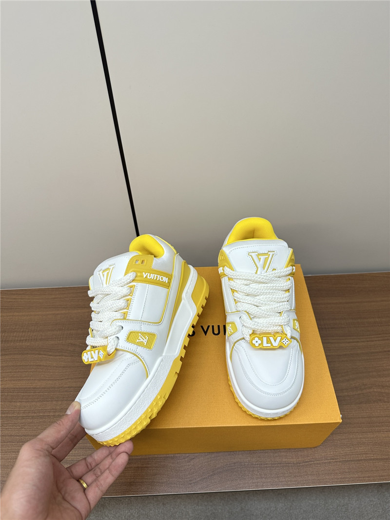l0vis Vvtt0n lv trainer maxi sneakers white yellow