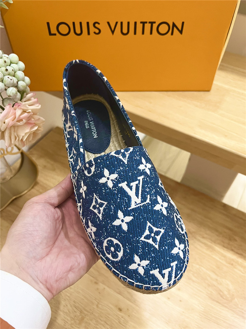 l0vis Vvtt0n bidart espadrilles blue monogram textile