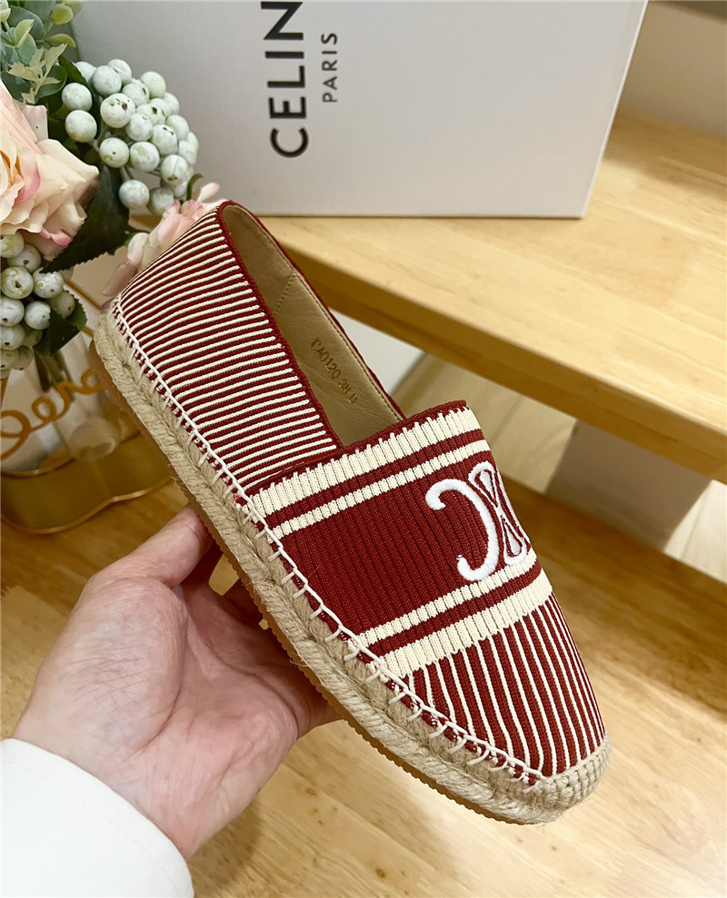 Ce1i*e les espadrilles burgundy triomphe jacquard canvas