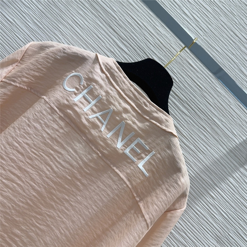 Ch**el shirt + shorts set replica designer clothes