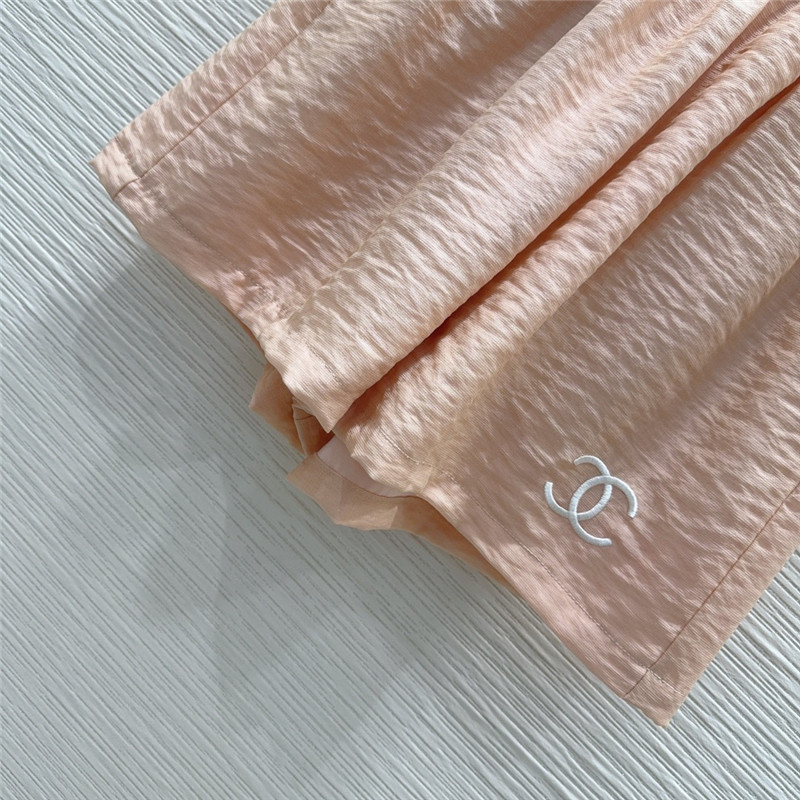 Ch**el shirt + shorts set replica designer clothes