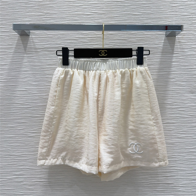 Ch**el shirt + shorts set replica designer clothes