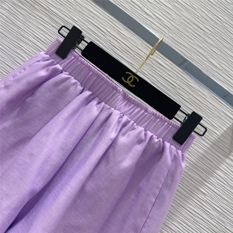 Ch**el shirt + shorts set replica designer clothes