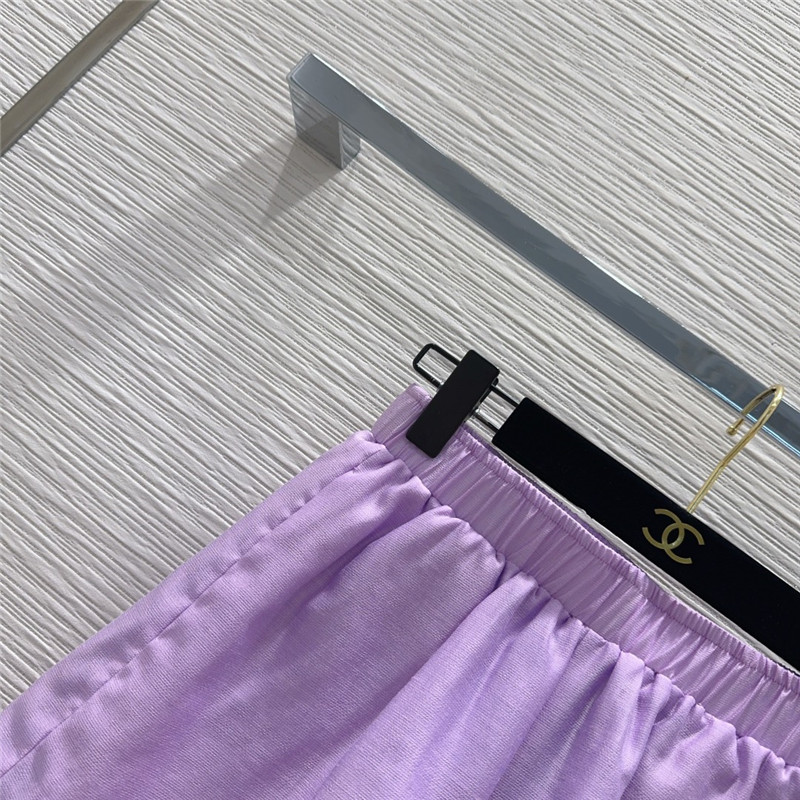 Ch**el shirt + shorts set replica designer clothes