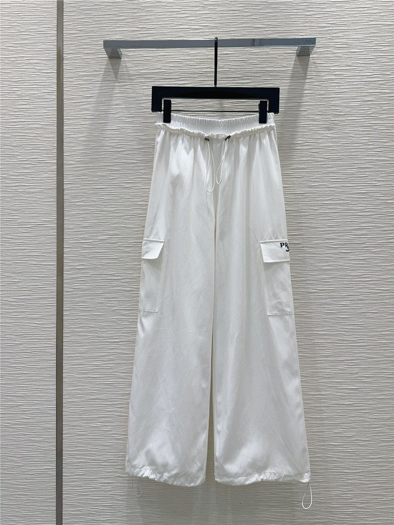 Pra*a casual straight pants cheap replica designer clothes