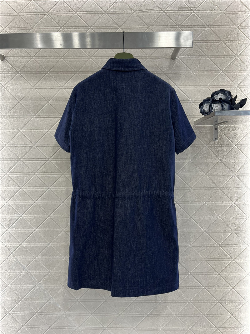 Gvc*1 embroidered denim dress replica d&g clothing