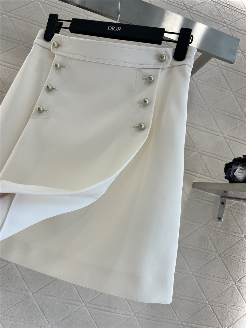 D10r double row a-line mini skirt cheap replica designer clothes