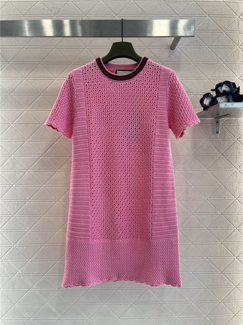 Gvc*1 hollow knit dress replica d&g clothing