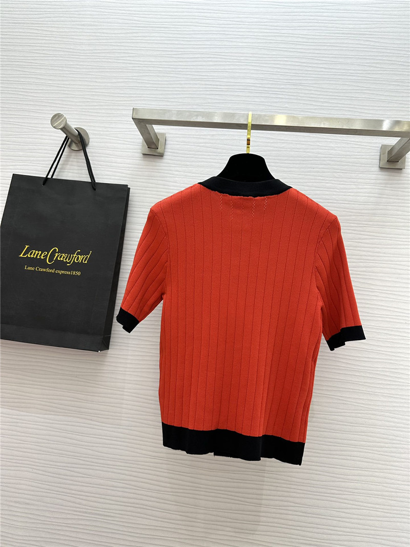 Balmain Red Cropped Cardigan Red