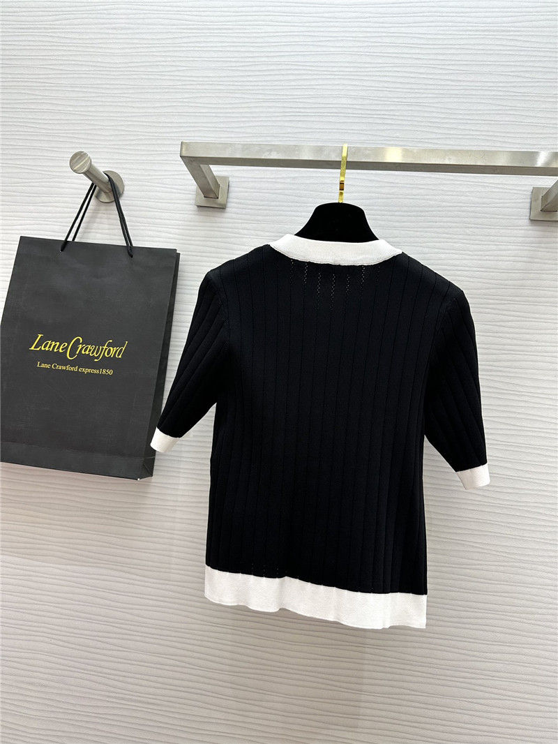 Balmain Black Cropped Cardigan Black