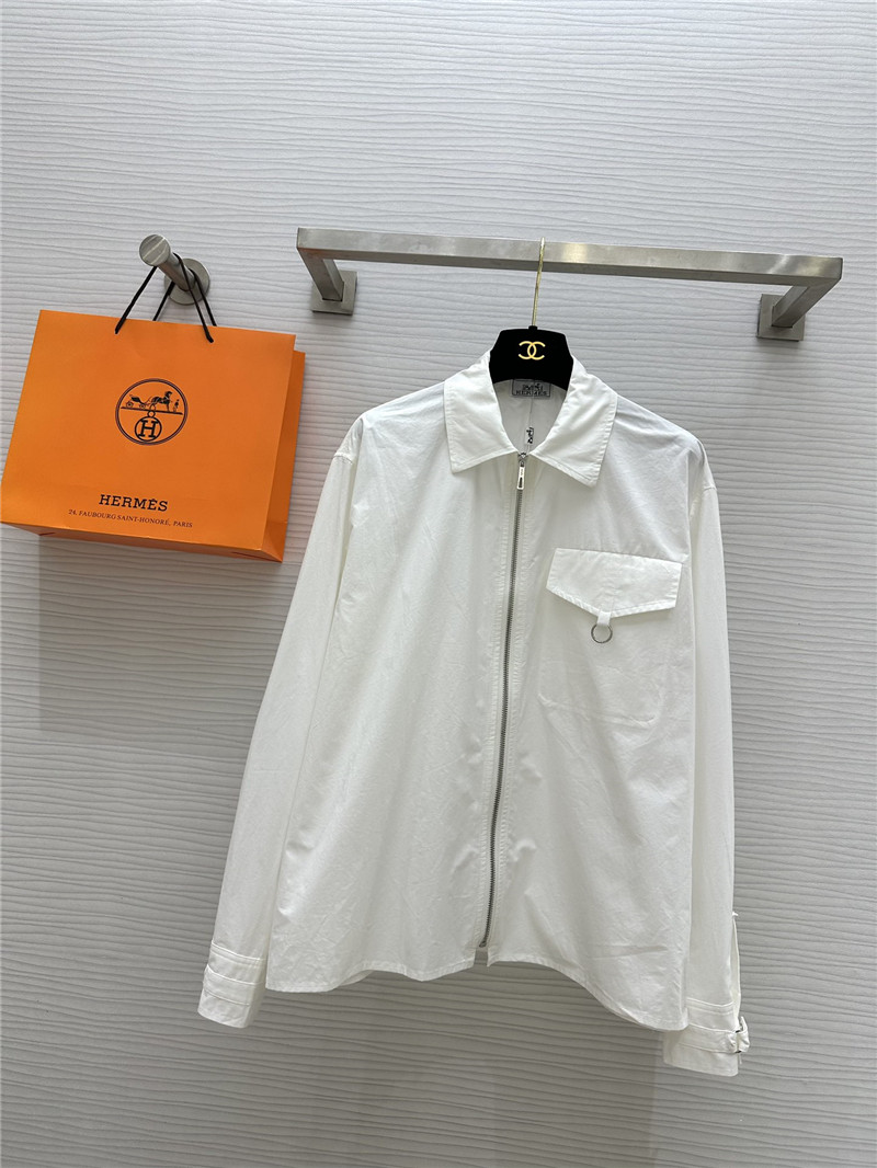 H**me5 long-sleeved shirt with silver buttons replica d&g clothing