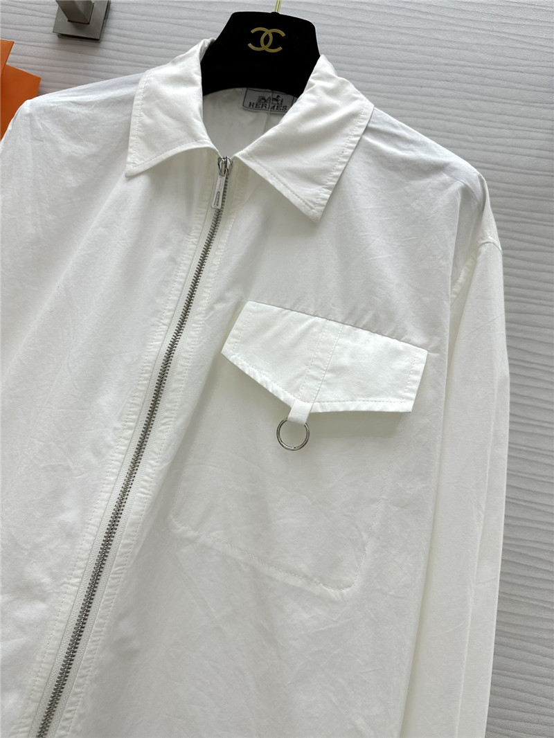 H**me5 long-sleeved shirt with silver buttons replica d&g clothing