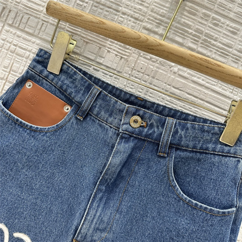 L0ew* vintage denim shorts replicas clothes