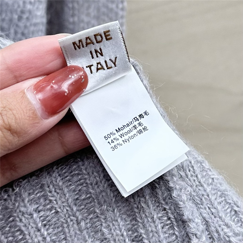 BC V-Neck Sequin Mohair Cardigan Grey