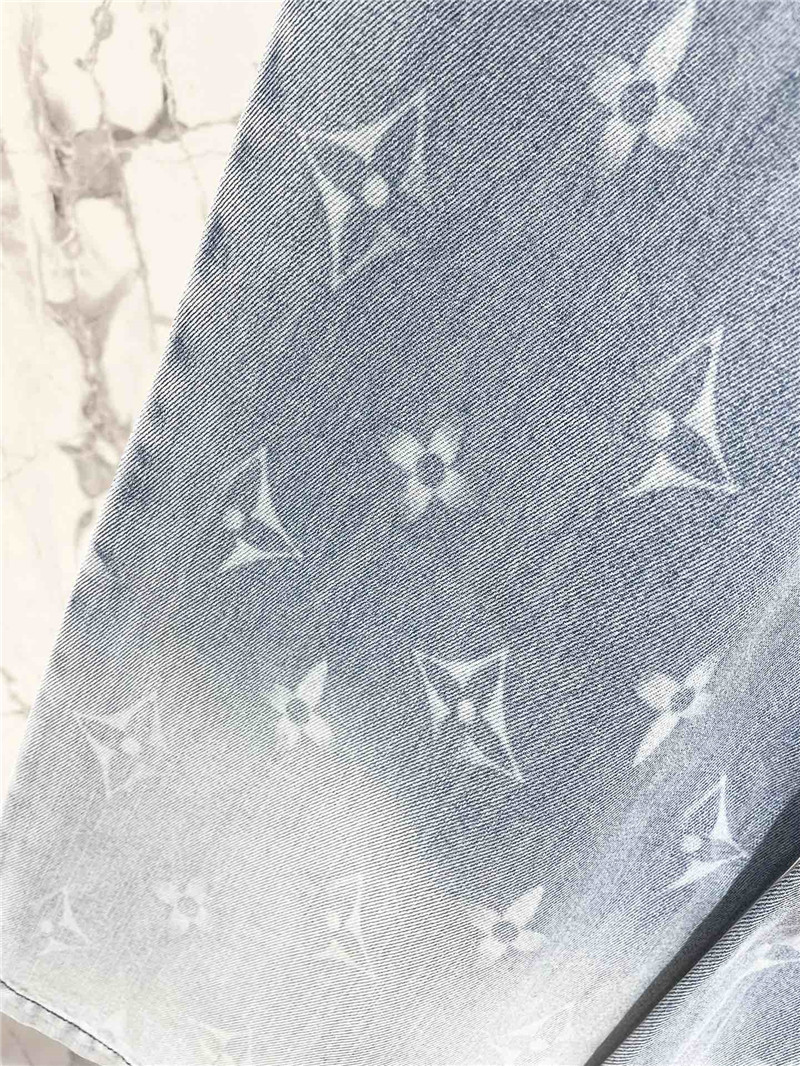 l0vis Vvtt0n lv straight floor-length tencel jeans replica clothes