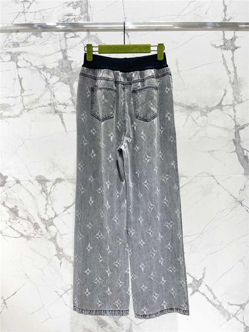 l0vis Vvtt0n lv straight floor-length tencel jeans replica clothes
