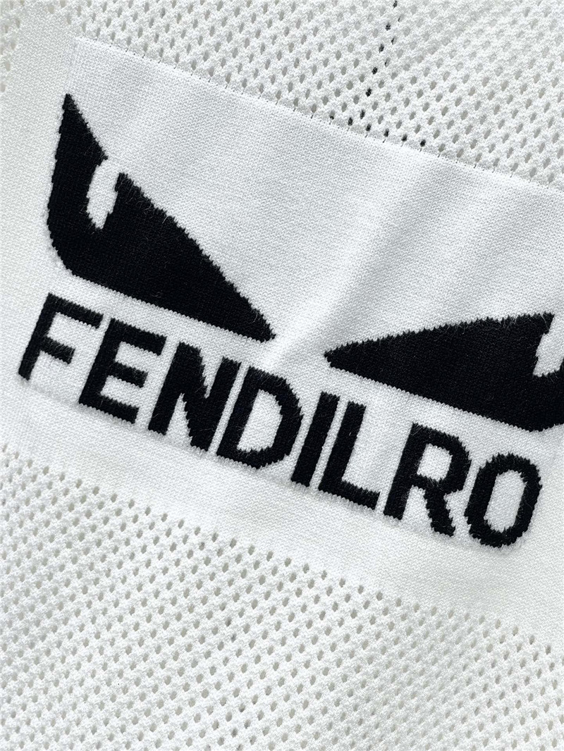 F**di hollow jacquard vest replica clothing sites