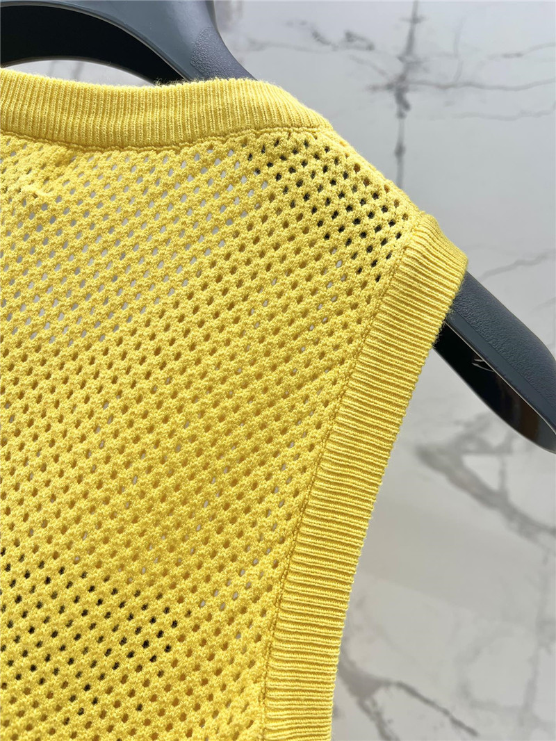 F**di hollow jacquard vest replica clothing sites