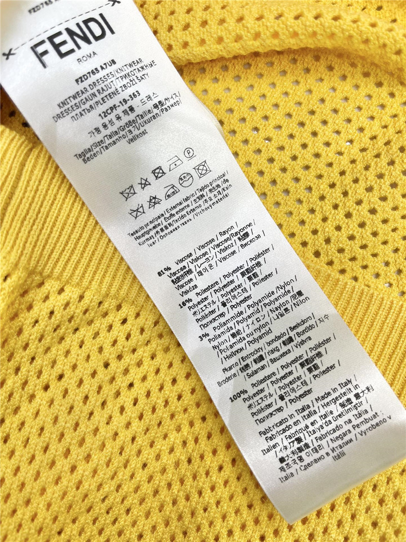 F**di hollow jacquard vest replica clothing sites