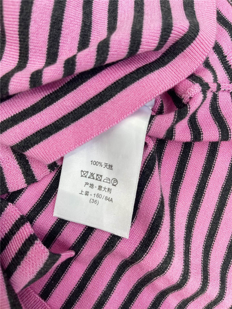 D10r striped knitted short sleeve replica clothing sites