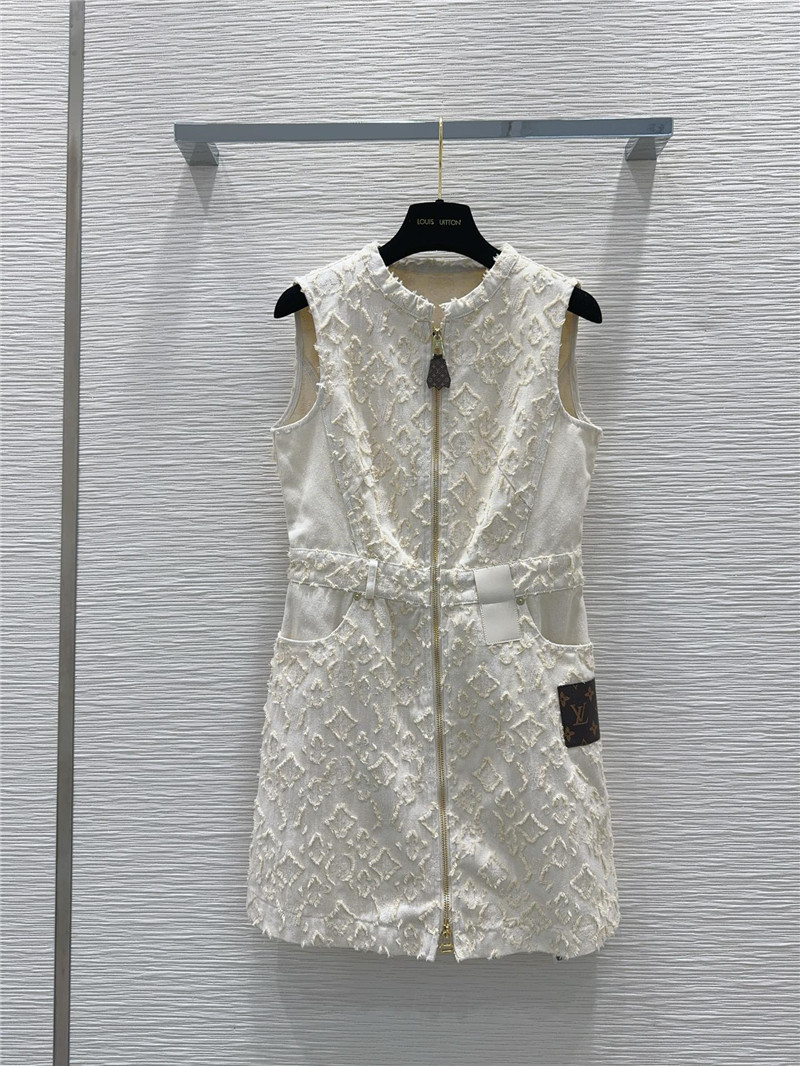 l0vis Vvtt0n lv denim sleeveless dress replica clothing sites