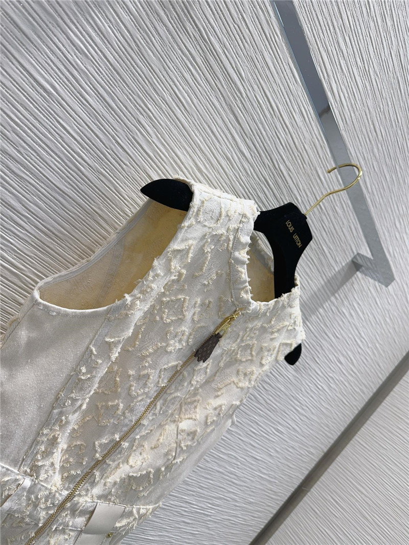 l0vis Vvtt0n lv denim sleeveless dress replica clothing sites