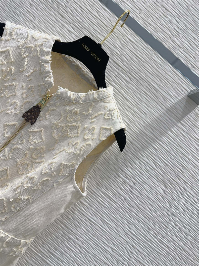 l0vis Vvtt0n lv denim sleeveless dress replica clothing sites