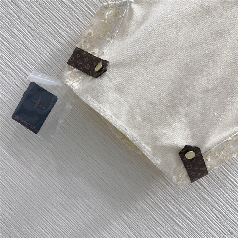 l0vis Vvtt0n lv denim short vest replica clothes