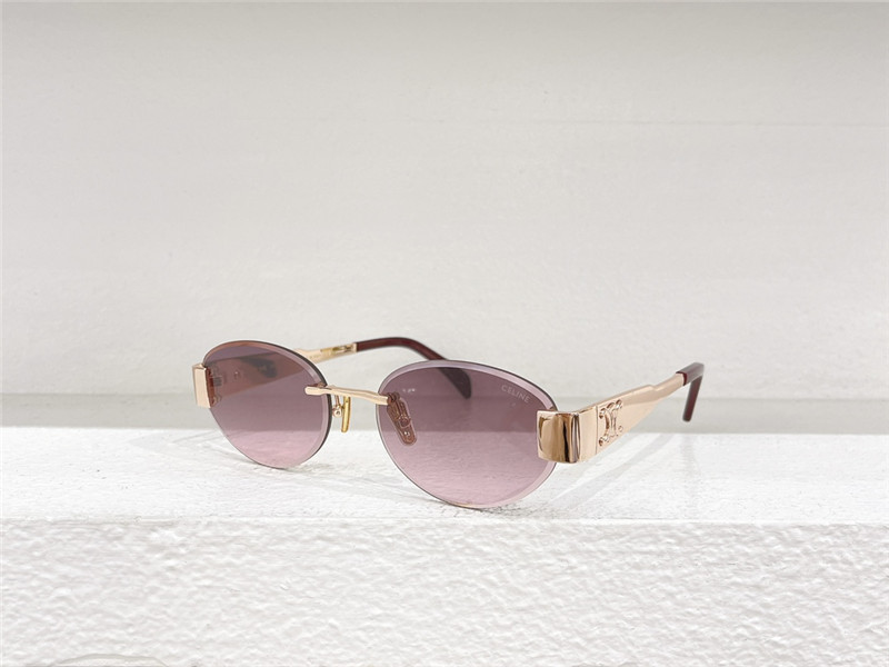 Ce1i*e frameless retro sunglasses