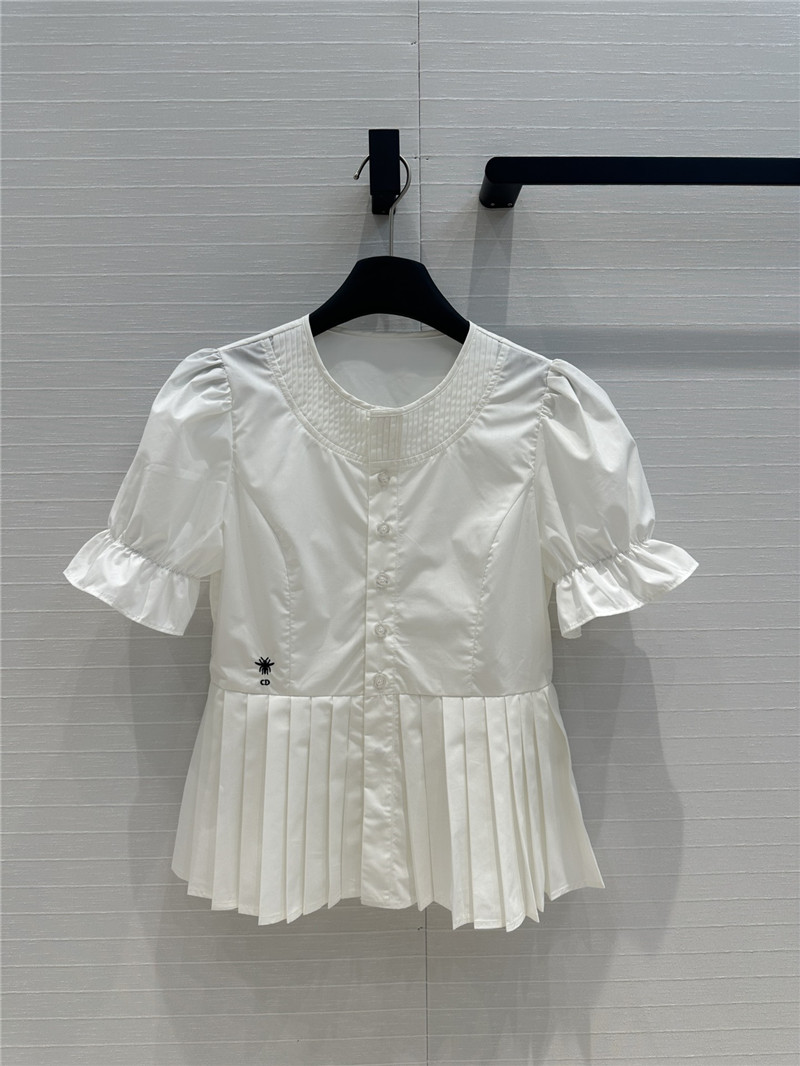 D10r palace style ruffle round collar shirt replica d&g clothing