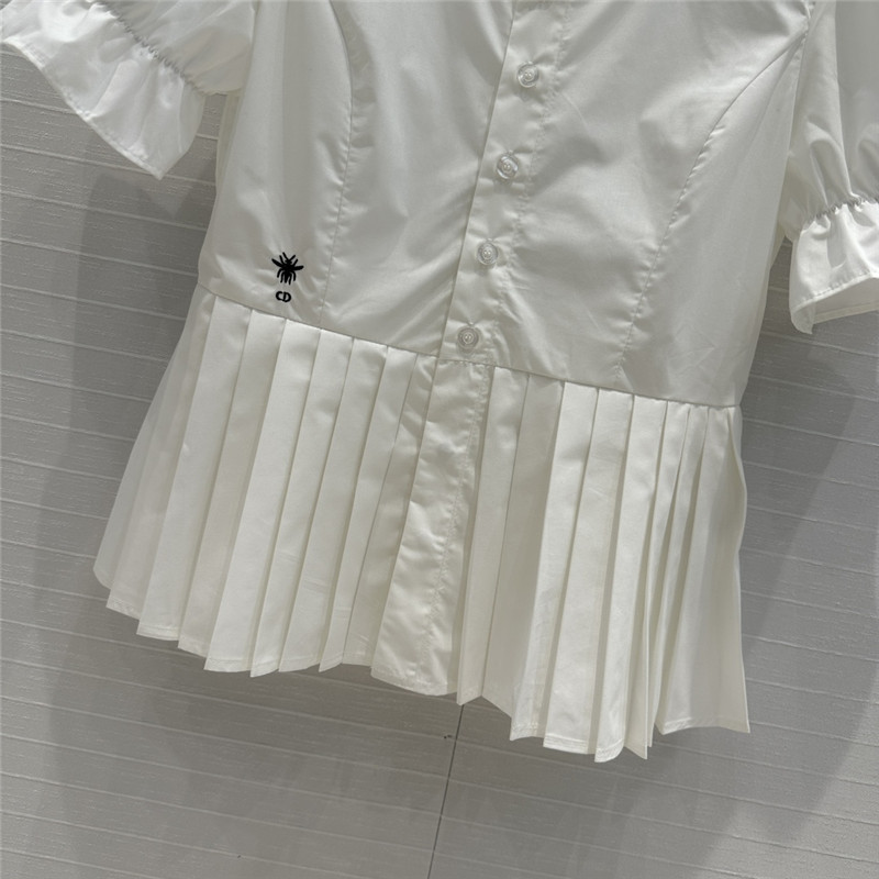D10r palace style ruffle round collar shirt replica d&g clothing