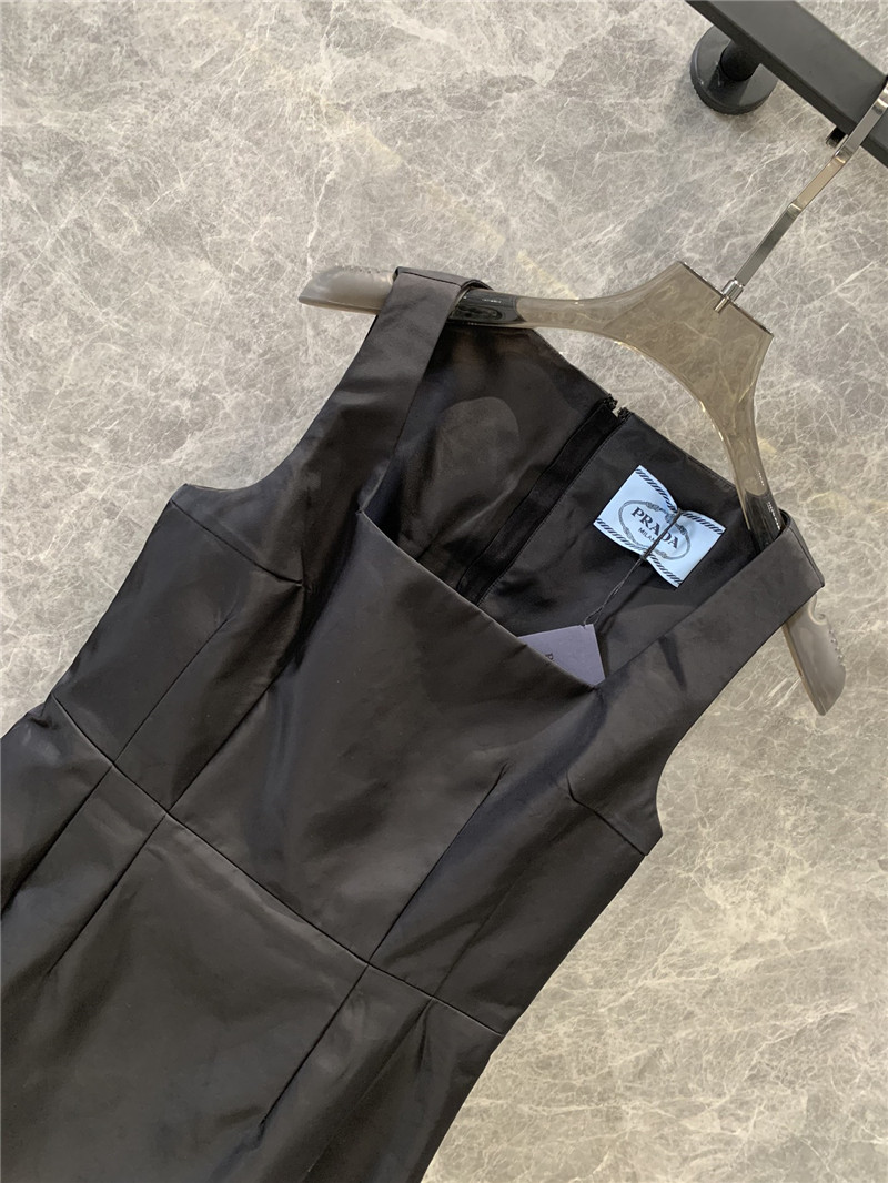 Pra*a triangle bag recycled nylon vest dress replica clothing sites