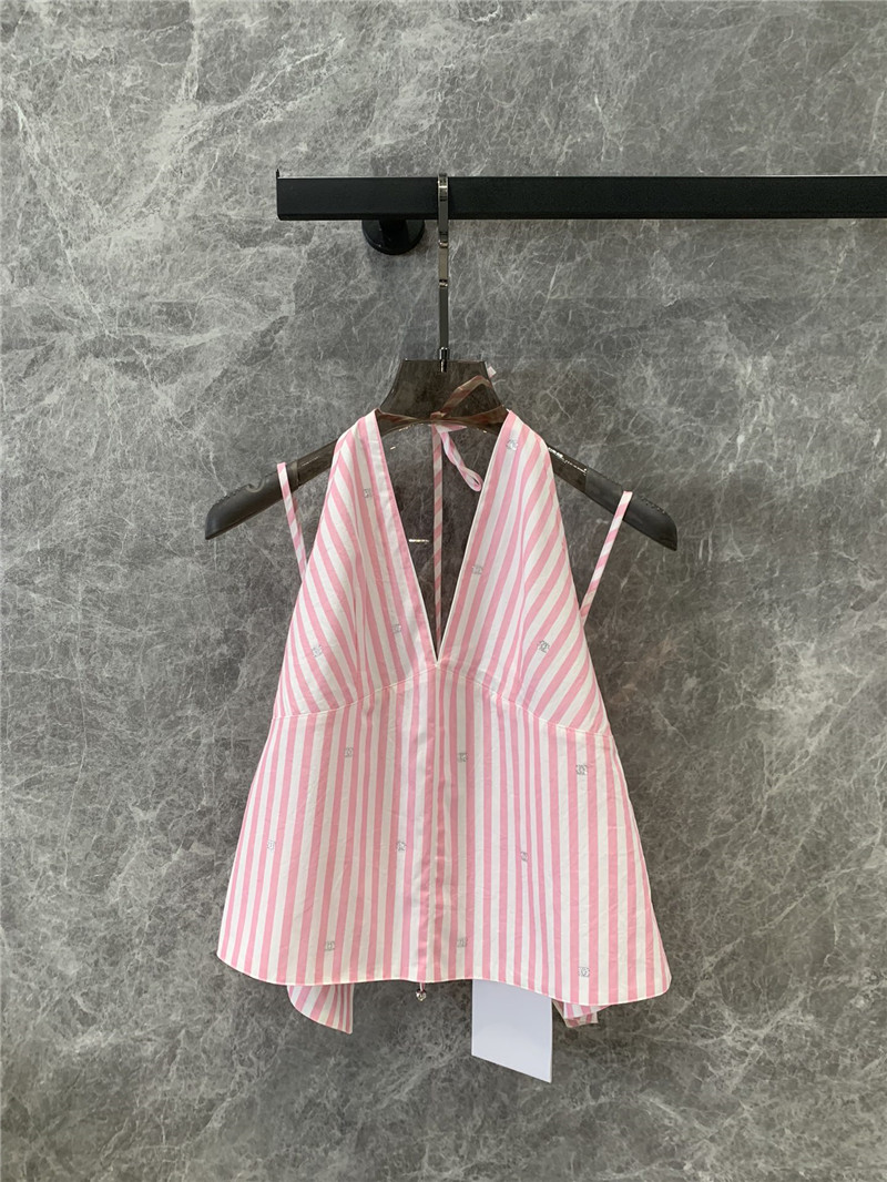 Ch**el v-neck halter top replicas clothes