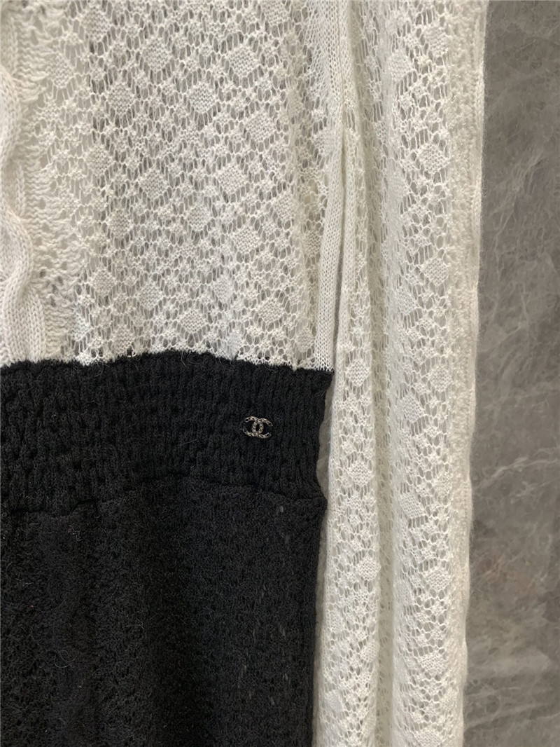 Ch**el hollow cashmere dress replica d&g clothing