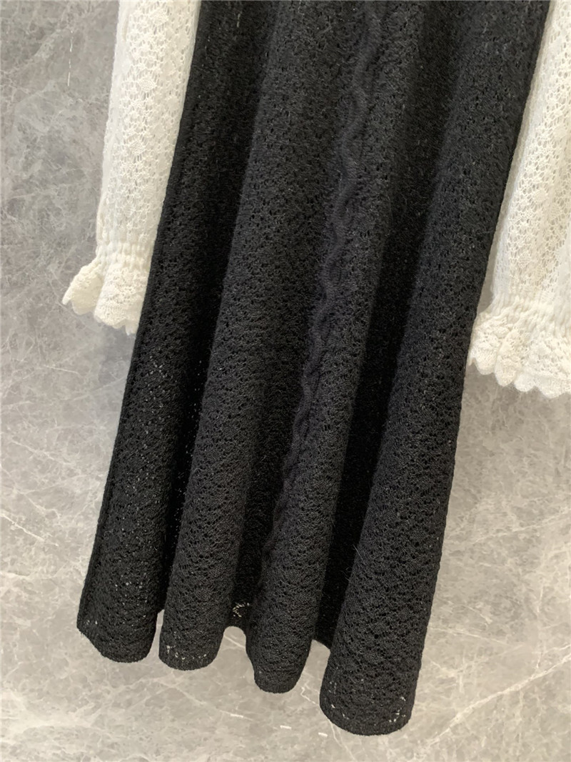 Ch**el hollow cashmere dress replica d&g clothing