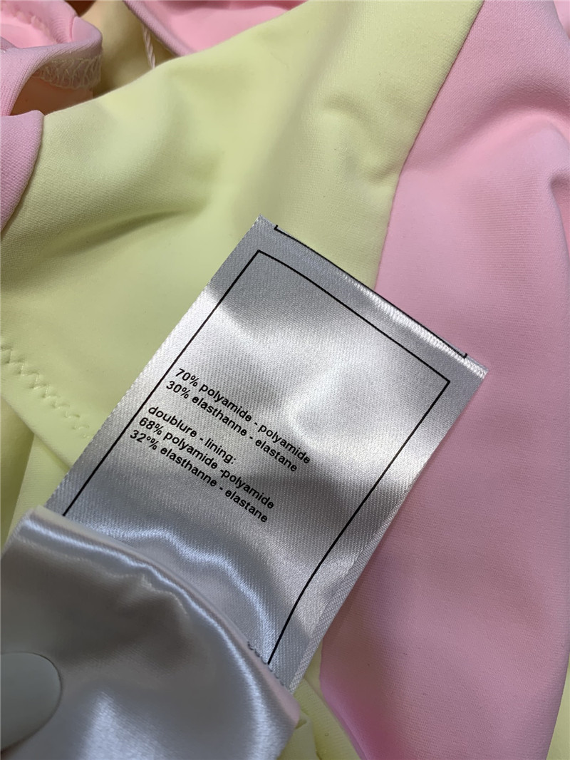 ch**el D1am0nd buckle sling one-piece swimsuit replica clothes