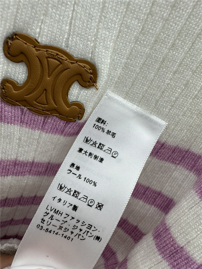 Ce1i*e striped camisole knit vest replica clothes