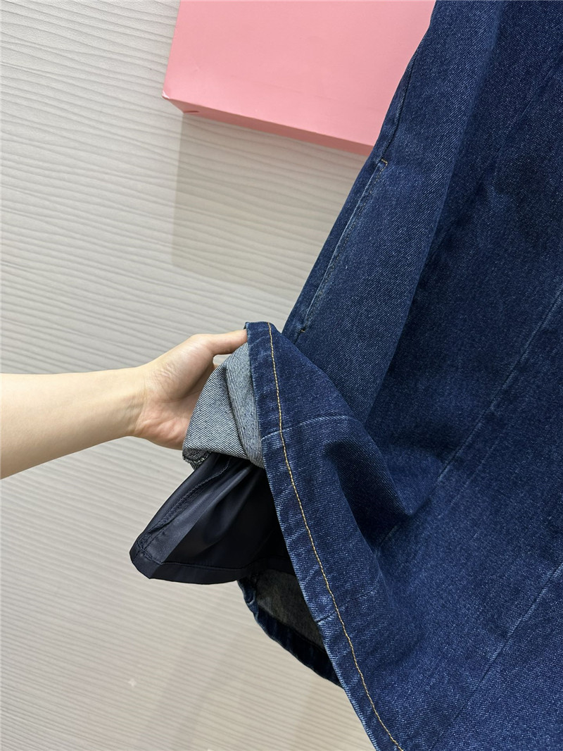 M1um1u denim dress replicas clothes