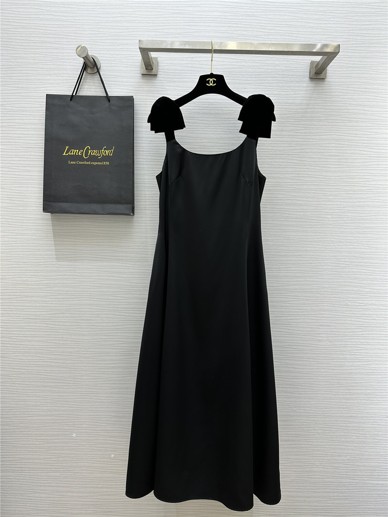 Chloé velvet bow strap dress replicas clothes