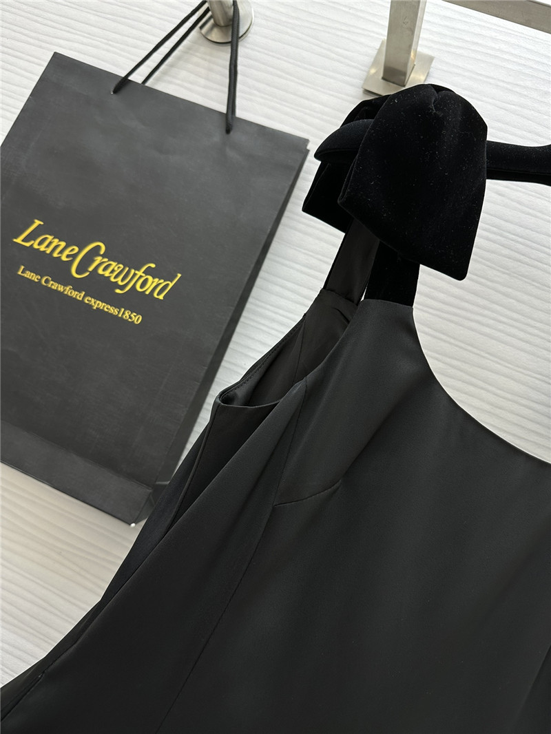 Chloé velvet bow strap dress replicas clothes