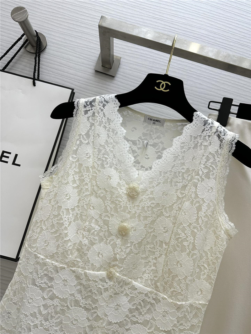 Ch**el hot sale lace vest replica d&g clothing