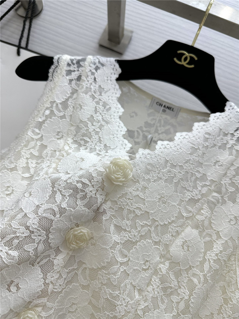 Ch**el hot sale lace vest replica d&g clothing