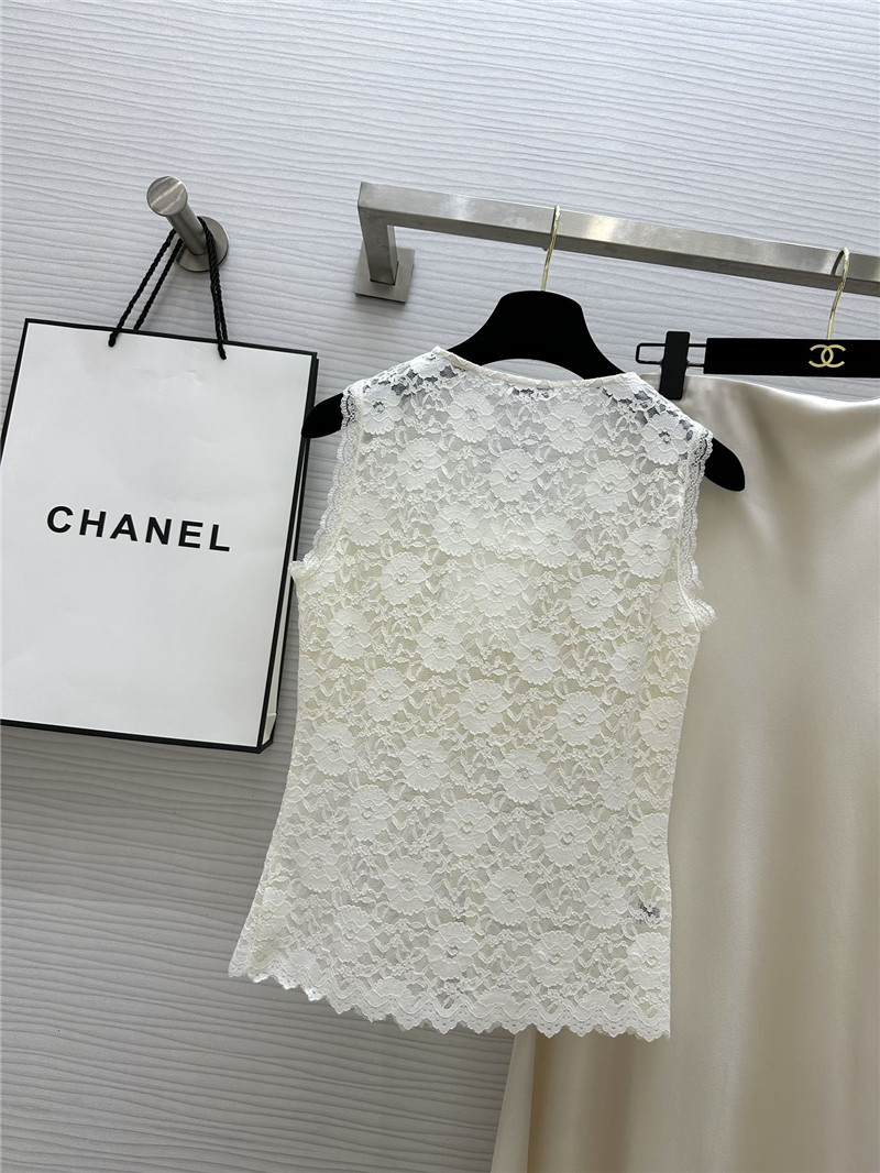 Ch**el hot sale lace vest replica d&g clothing